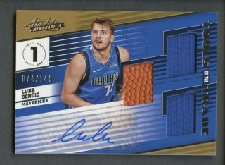 2018 - 19 Absolute Tools Of The Trade Luka Doncic Mavericks Rc Jersey Auto /149