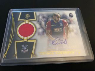 Topps Premier Gold 2016 Andros Townsend Crystal Palace Patch/auto /100