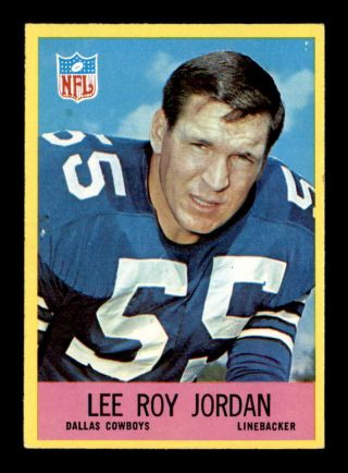 1967 Philadelphia 54 Lee Roy Jordan Rc Ex,  X1732237
