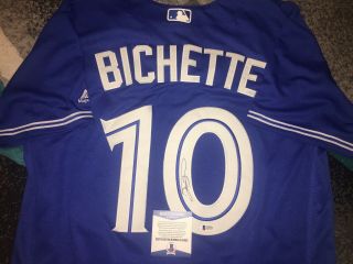 Bo Bichette Signed Toronto Blue Jays Jersey Future All Star Beckett 2