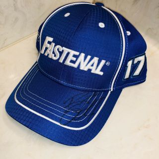 Ricky Stenhouse Jr Autographed Fastenal Nascar Pit Crew Hat Roush Ford Racing 17