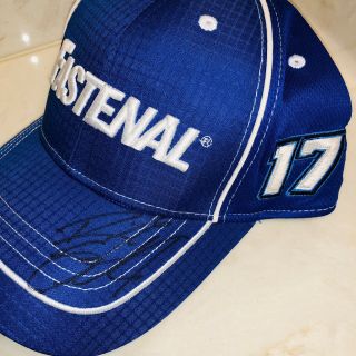 Ricky Stenhouse Jr Autographed Fastenal Nascar Pit Crew Hat Roush Ford Racing 17 2