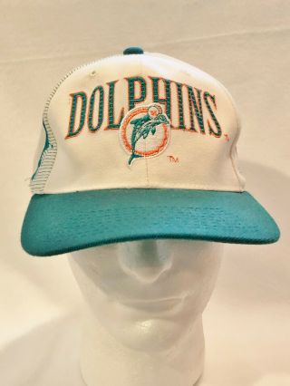 Vintage Miami Dolphins Sports Specialties Pro Line Nfl Snapback Hat