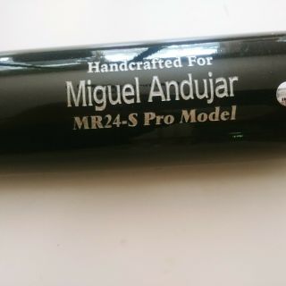 Yankees Miguel Andujar Signed Game Model Marucci Bat - Steiner