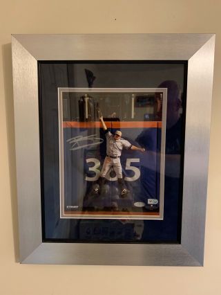 Brett Gardner York Yankees Autographed Picture Framed Steiner Authentic Rare