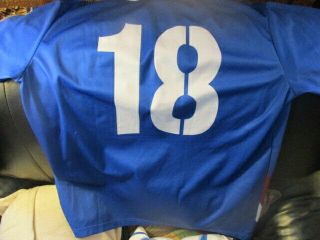 Blue YOKAHAMA F.  Marinos 18 Dye Sublimated Jersey Large Japan J League 4