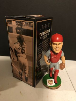 St Louis Cardinals Tim Mccarver Hall Of Fame Museum Special Bobblehead Not Sga