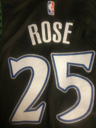Derrick Rose Minnesota Timberwolves Jersey.  Pre owned Slight defects,  good condi 4