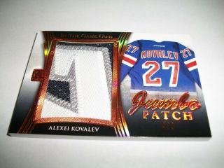 Alexei Kovalev 2017 In The Game Hockey Jumbo Patch 4/8