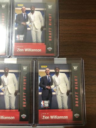 Panini Instant Zion Williamson 5 Card RC Lot 4
