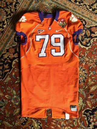Clemson Tigers Game Worn All Acc Players Acc Championship Game Jersey Football