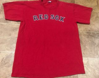 Curt Schilling Boston Red Sox Majestic Mlb Men’s Large Shirt Jersey 2004 38