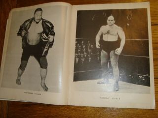 Tri - State Wrestling Program - Champion Bruno Sammartino Cover 1960 ' s 1 autograph 5