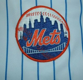 YORK METS BRIAN MCRAE GAME WORN 1997 JERSEY JACKIE PATCH (CUBS ROYALS) 6