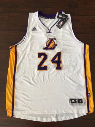 Kobe Bryant Los Angeles Lakers Christmas Adidas Swingman Jersey Nwt Xl