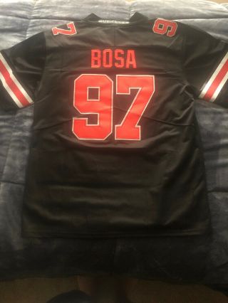 Nike Ohio State Joey Bosa Black Large Jersey 7