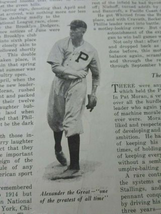Oct 9,  1915 Colliers,  Baseball World Series,  Alexander,  Ty Cobb,  Tris Speaker 8