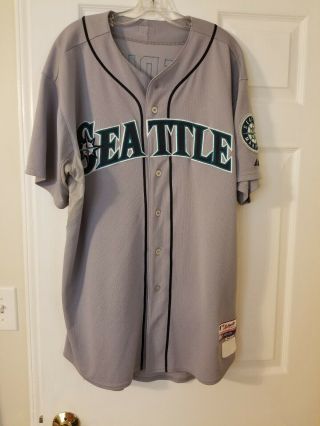 2014 Seattle Mariners Authentic Team Issued Road Grey Yoervis Medina Size 52