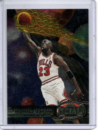 Michael Jordan 1997 - 98 Fleer Metal Universe 23 Chicago Bulls