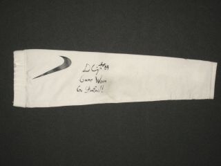 Devon Cajuste Stanford Cardinal Game Worn & Signed Nike Pro Combat Arm Sleeve