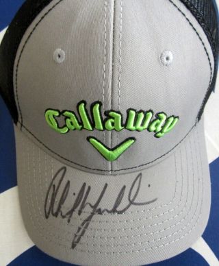 Phil Mickelson Autographed Signed Auto Gray Callaway Golf Cap Hat In Person