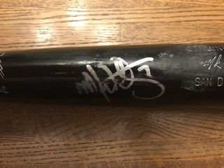 Mark Kotsay Autographed Game - Broken Bat San Diego Padres,  Oakland A’s.  COOL 4