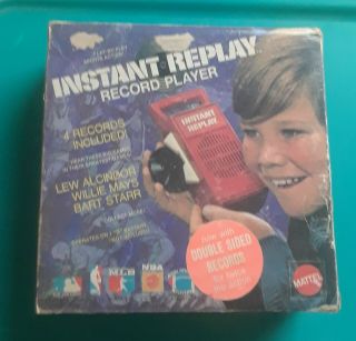Vintage 1971 Mattel Instant Replay With 72 Records