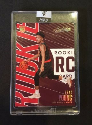 2018 - 19 Absolute Trae Young Maroon Rc Encased 7/7 1/1