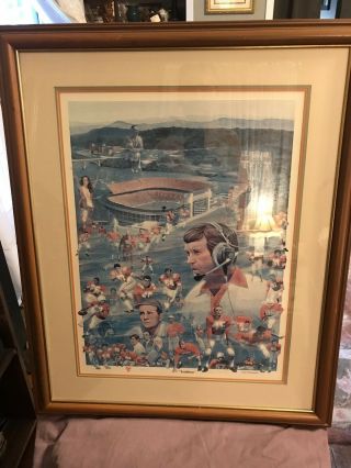 University Of Tennessee Football Print Tradition By Paul Miller 195 - 5000