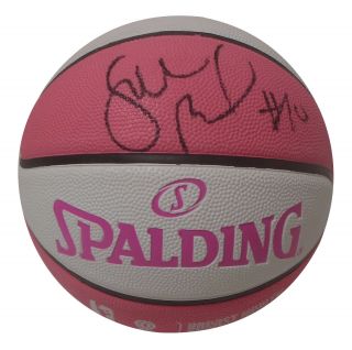 Sue Bird Seattle Storm Uconn Signed Autographed Wnba Pink Basketball Proof