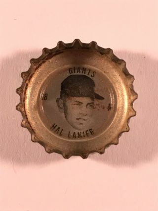 Hal Lanier 1967 - 1968 Sprite Coca Cola Bottle Cap