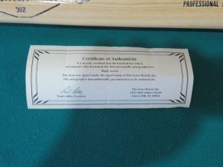Hank Aaron Autographed Adirondack Big Stick Professional Bat W/COA and case 4
