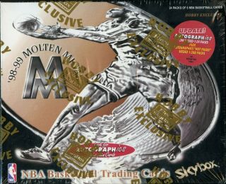 1998 - 99 Skybox Molten Metal Factory Hobby Box.  Michael Jordan Fusion?
