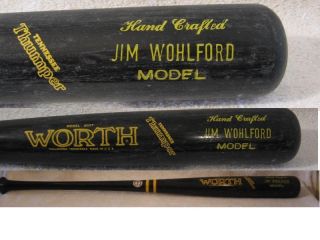 Game Worth Tennessee Thumper Bat/jim Wohlford Montreal Expos