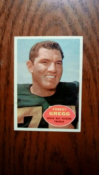 1960 Topps 56 Forrest Gregg Green Bay Packers Rookie,  Ex.