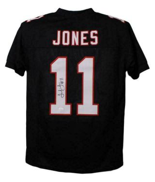 Julio Jones Autographed/signed Atlanta Falcons Xl Black Jersey Jsa 22535