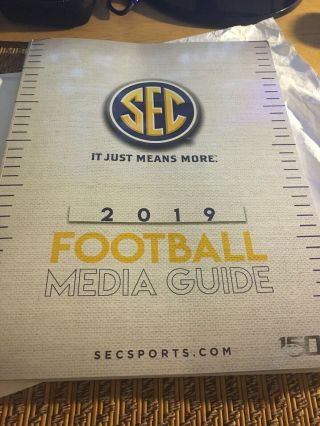 2019 Sec Football Media Guide