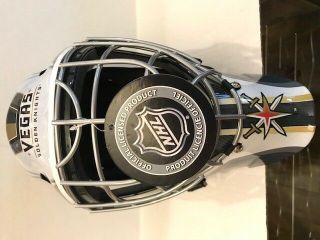 Marc Andre Fleury Las Vegas Golden Knights Signed NHL F/S goalie Mask Holo 3