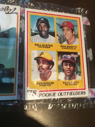 1978 TOPPS BASEBALL HOLIDAY RACK PACK ROOKIE PITCHERS & OUTFIELDERS 5