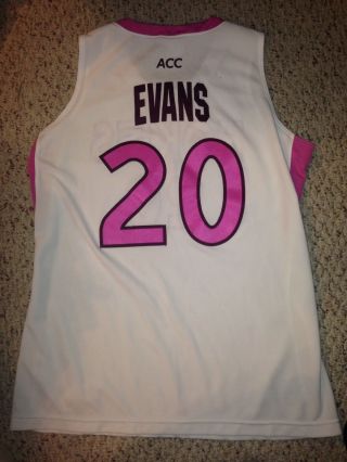 2014 Nike Virginia Tech Hokies Nia Evans BCA Womens Basketball Game Worn Jersey 2