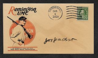 Joe Jackson Remington Ad Collector Envelope Period 1919 Stamp Op1115