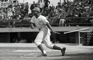 35mm B&w Negative - Ernie Banks - Chicago Cubs