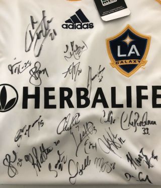 David Beckham Landon Donovan Team Signed LA Galaxy MLS Jersey PRIORITY S&H 4