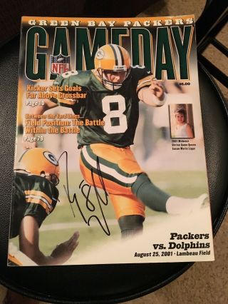 Ryan Longwell Green Bay Packers Game Day Issue Signed