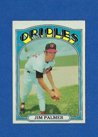 1972 Topps Baseball Card 270 Jim Palmer Exmt/nm Baltimore Orioles