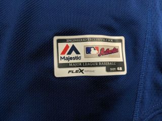 Mike Hauschild Game Used/Worn Majestic Texas Rangers MLB Jersey MLB Holo 4
