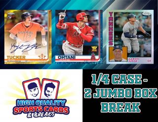 Chicago White Sox 2019 Topps Chrome Baseball 1/4 Case 2 Jumbo Box Break 35
