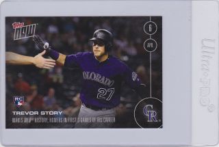 2016 Topps Now 6 Trevor Story Rockies Rookie Rc Sp Only 759 Made April 6 Debut