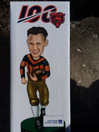 Red Grange Bobblehead Chicago Bears 100 Year Giveaway 8/8/19