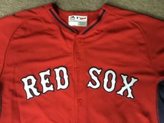 Boston Red Sox Game worn/used team issued batting practice jersey 72 SCOTT 3